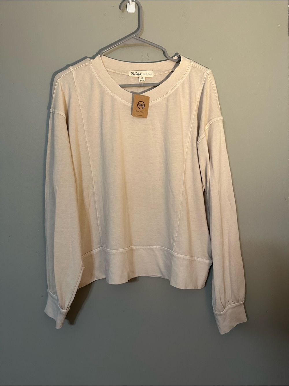 Rae Mode Lightweight Crewneck  — Soft Cream